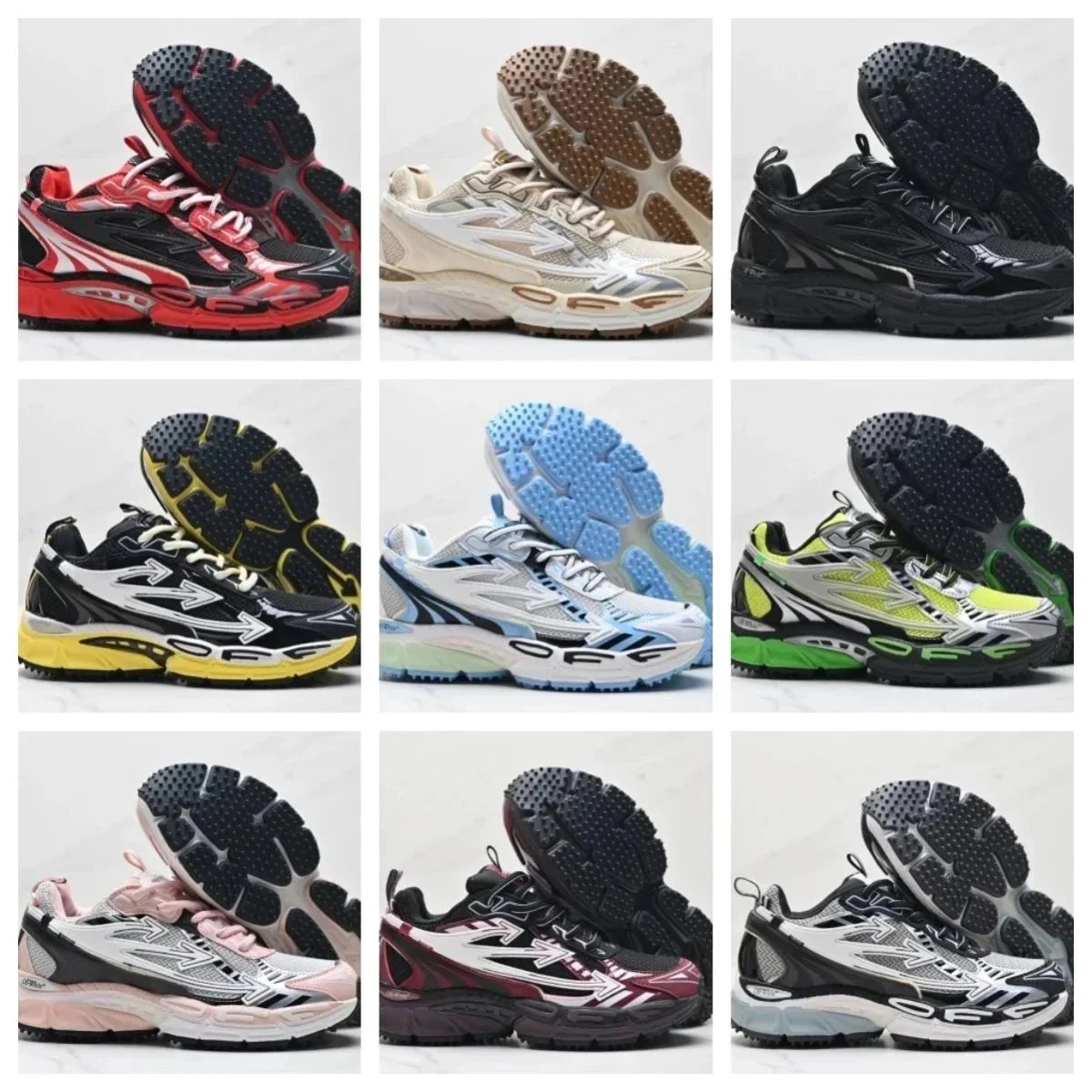 Off-White Out of Office Chunky Sneakers Multicolor