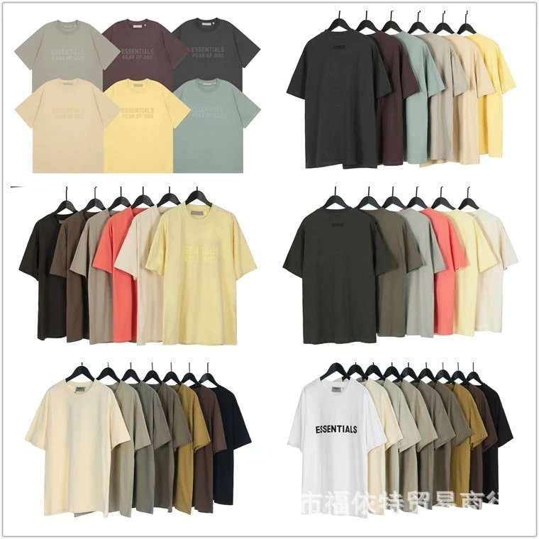 Fear of God FOG Essentials Oversized Graphic Tee T-Shirt Multicolor