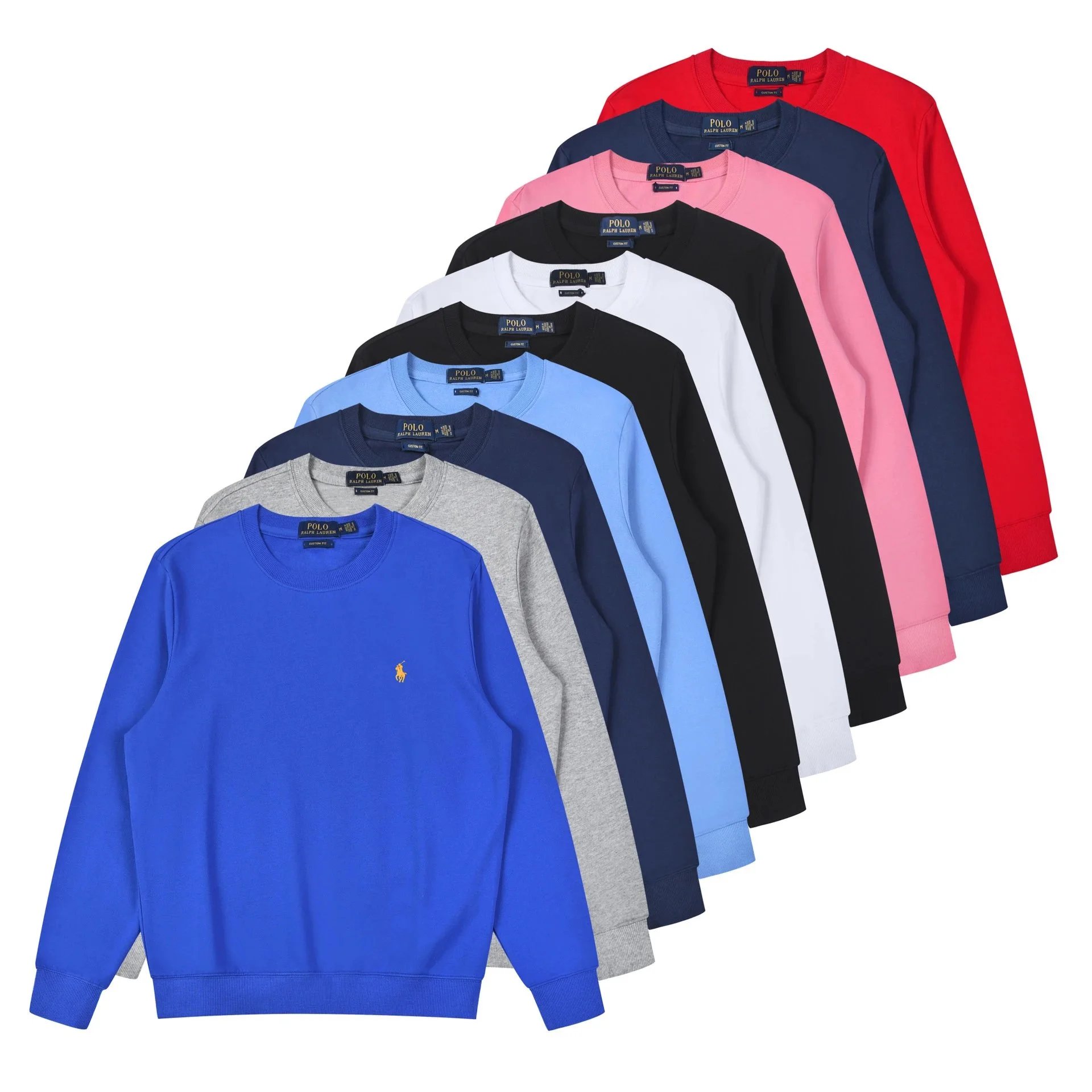 Polo Ralph Lauren PRL Custom Fit Crewneck Sweatshirt Multicolor