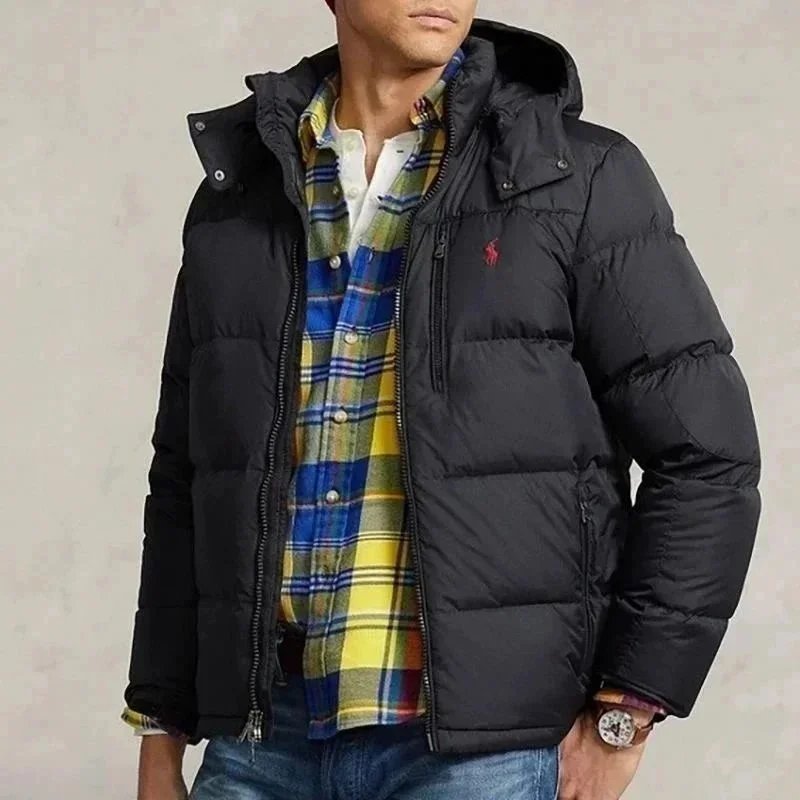 Ralph Lauren RL Water-Repellent Down Jacket Puffer Black