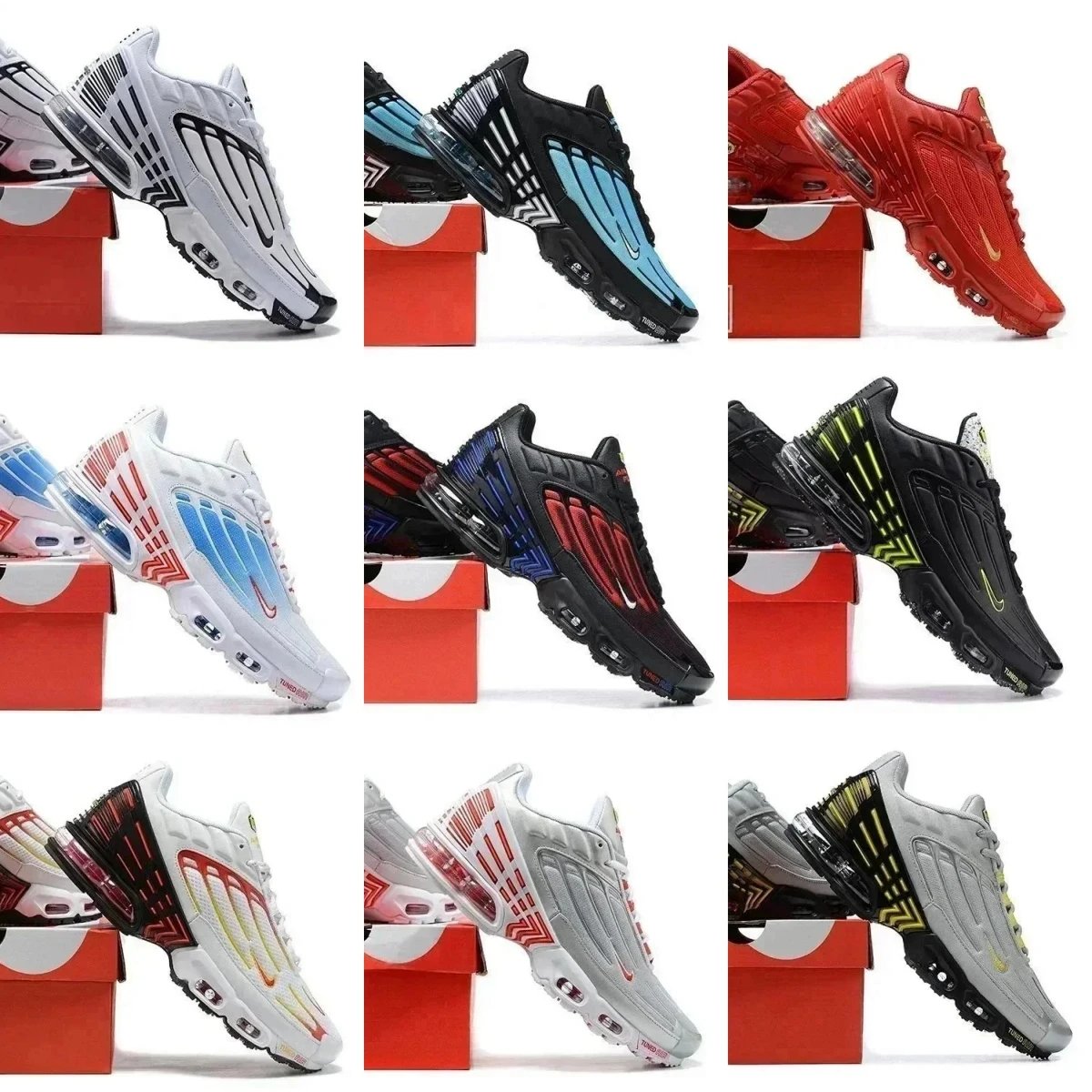 Nike Air Max Plus 3 Chunky Sneakers Multicolor