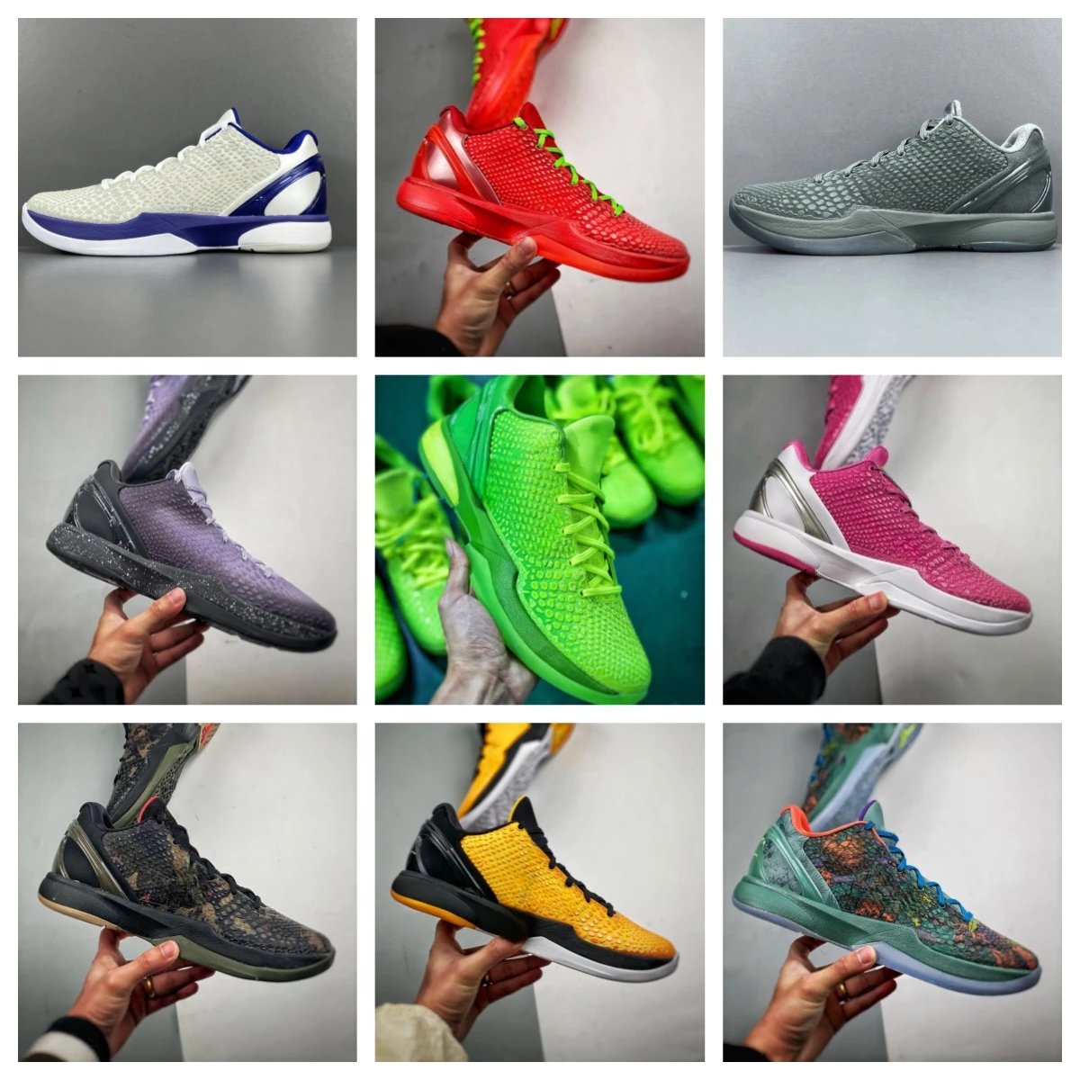 Nike Kobe 6 Protro Performance Basketball Shoes Multicolor