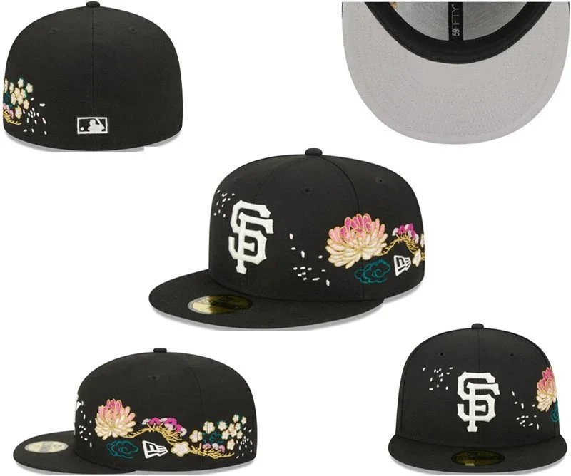 New Era 59FIFTY San Francisco Giants Floral Fitted Cap Black