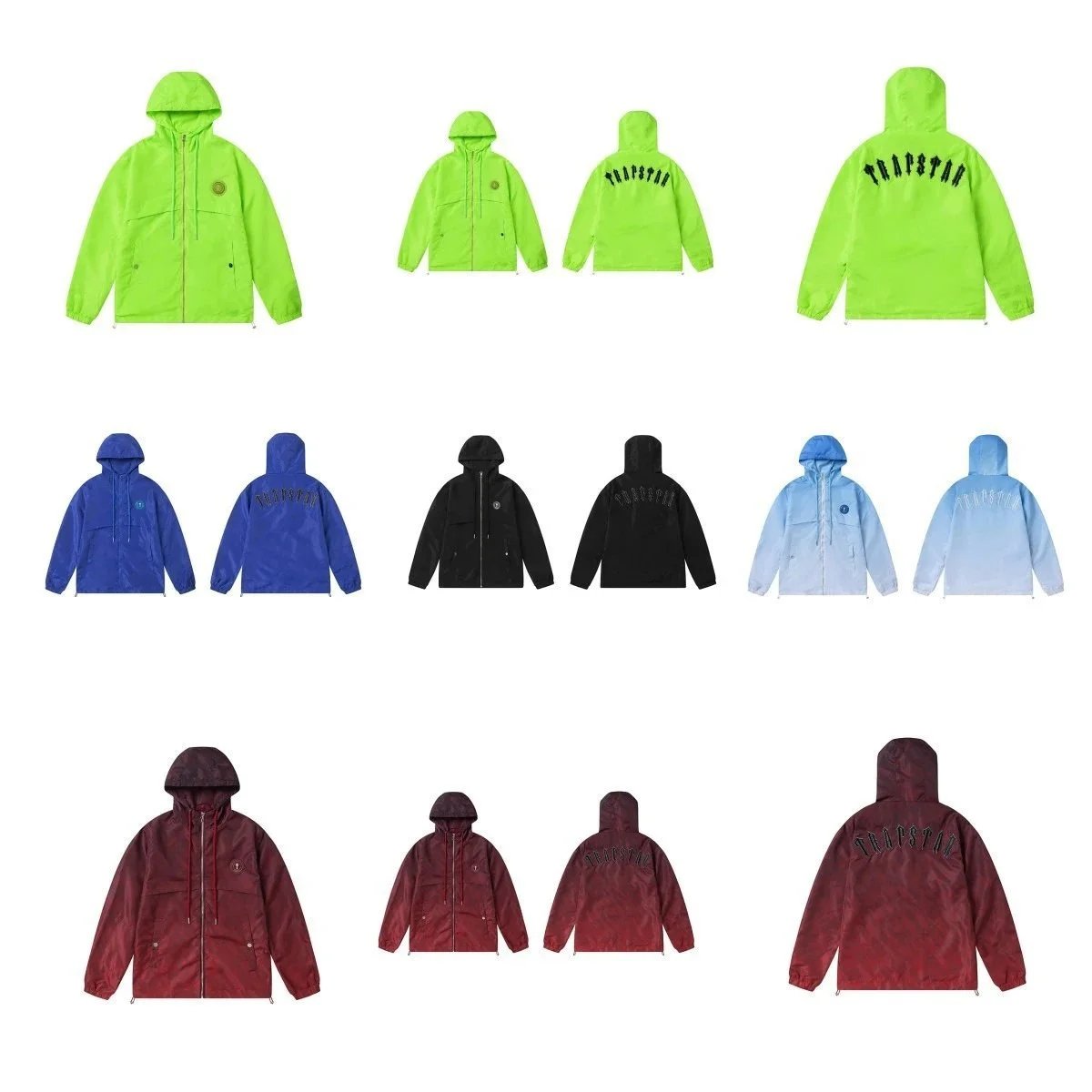Trapstar Irongate Windbreaker Streetwear Jacket Multicolor