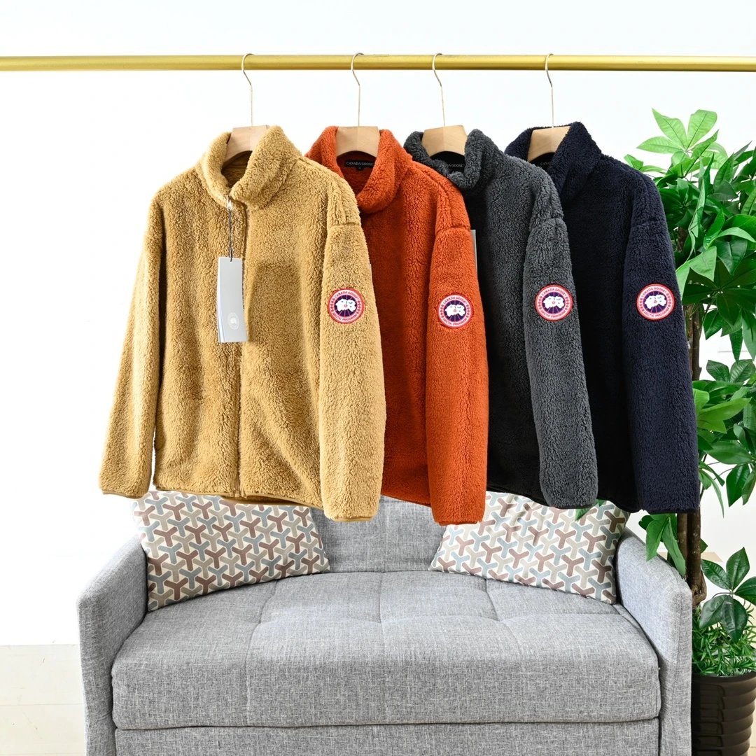 Canada Goose Cypress Fleece Cozy Zip-Up Jacket Multicolor