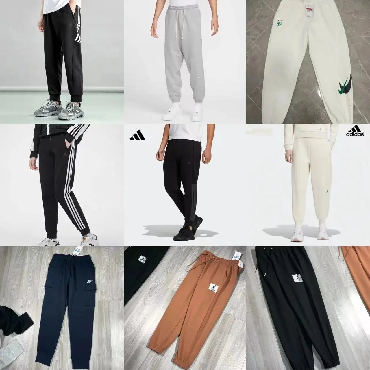 Nike Sportswear Casual Joggers Pants Black and Gray