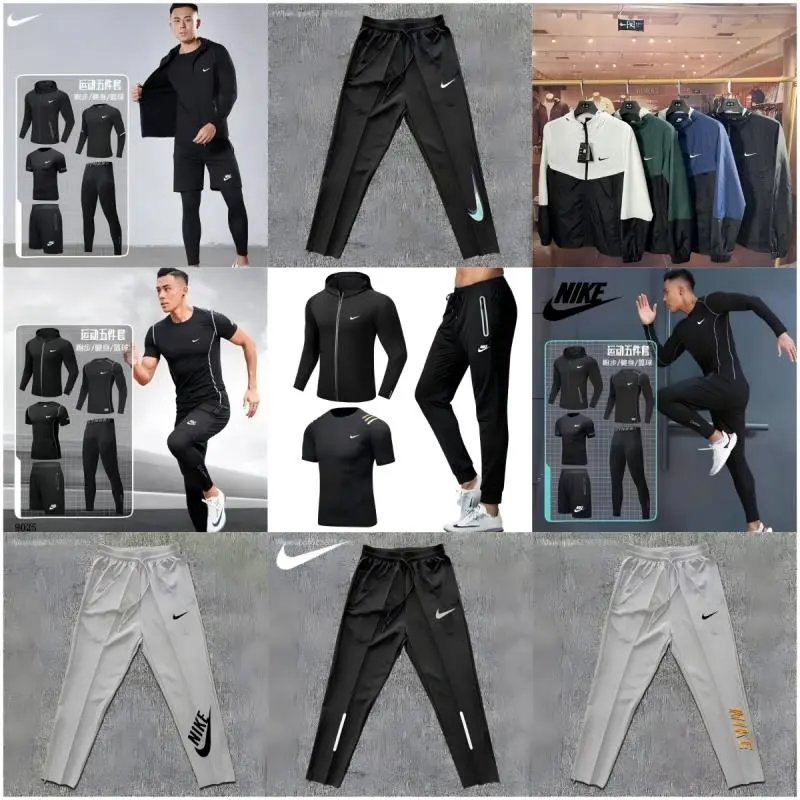 Nike Sportswear Athletic Training Tracksuit Set Black