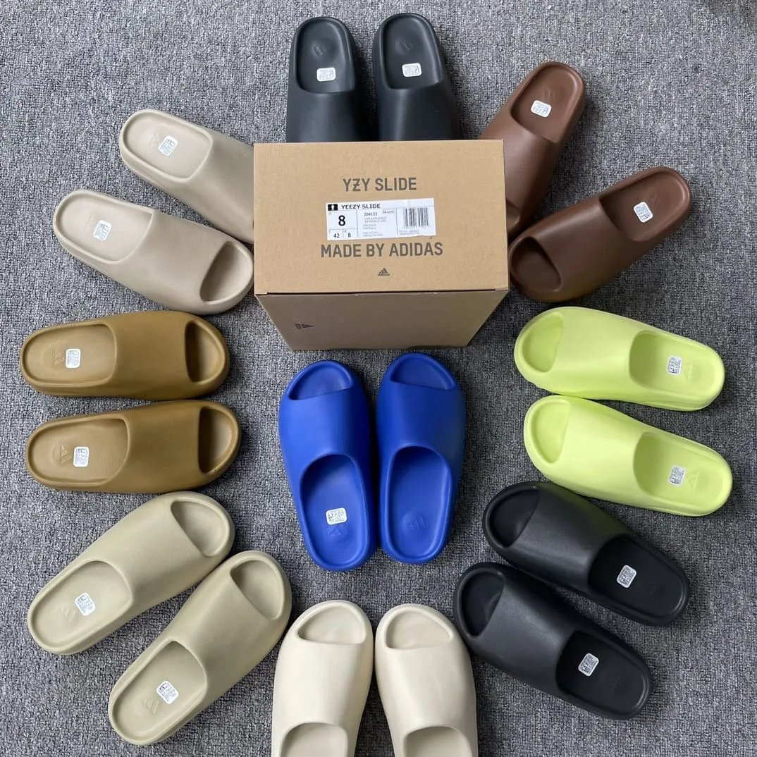 Adidas Yeezy Slide Chunky Slides Multicolor