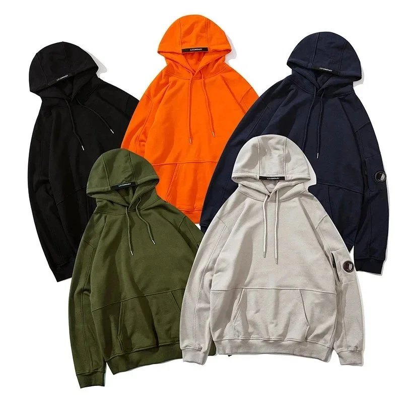 C.P. Company Lens Sleeve Oversized Hoodie Multicolor