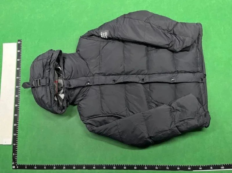 Burberry Check Lined Puffer Jacket Black