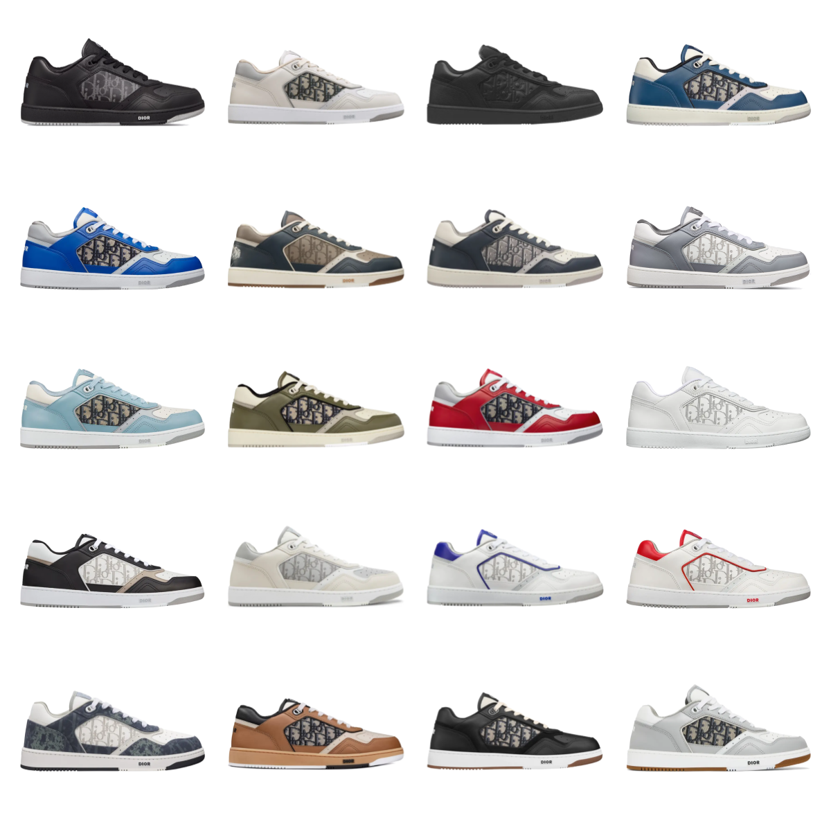 Dior B27 Low Top Sneakers Multicolor