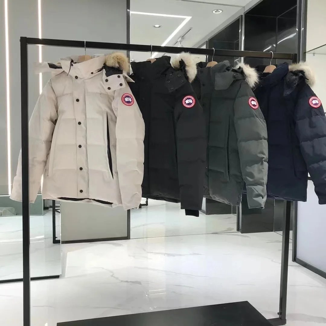 Canada Goose Wyndham Parka Fur-Trimmed Down Jacket Multicolor