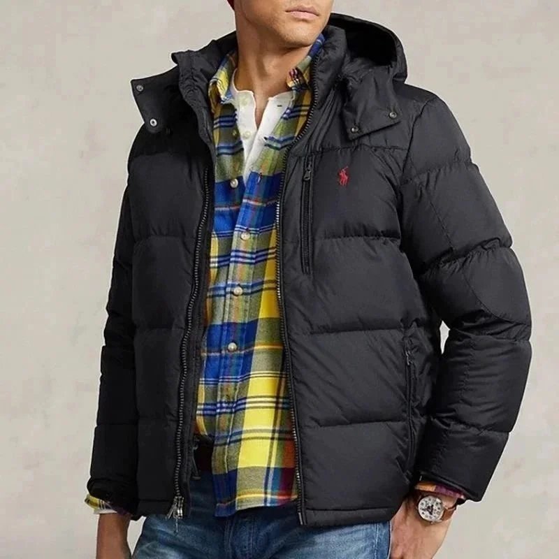 Ralph Lauren RL Water-Repellent Puffer Jacket Black