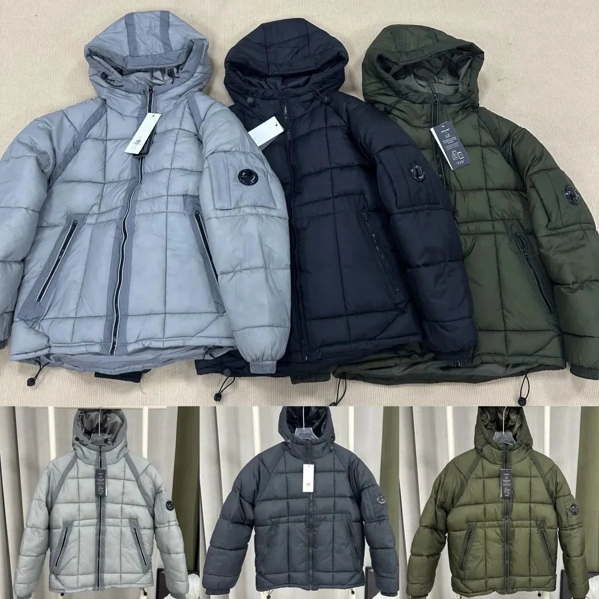 C.P. Company DD Shell Puffer Jacket Multicolour