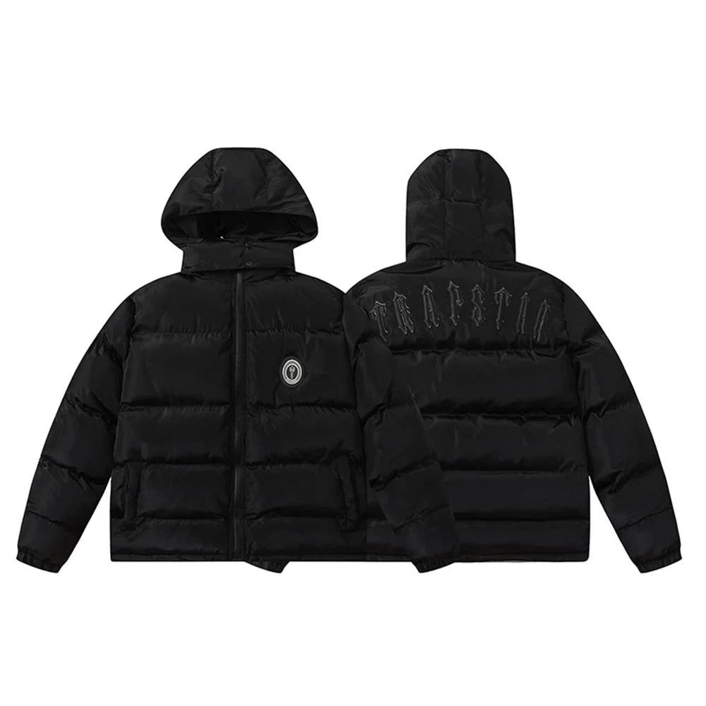 Trapstar Irongate Puffer Streetwear Down Jacket Black