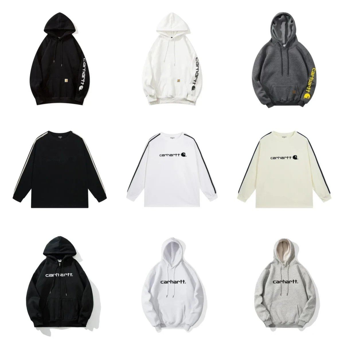 Carhartt Graphic Print Streetwear Hoodie and Sweatshirt Collection Multicolor