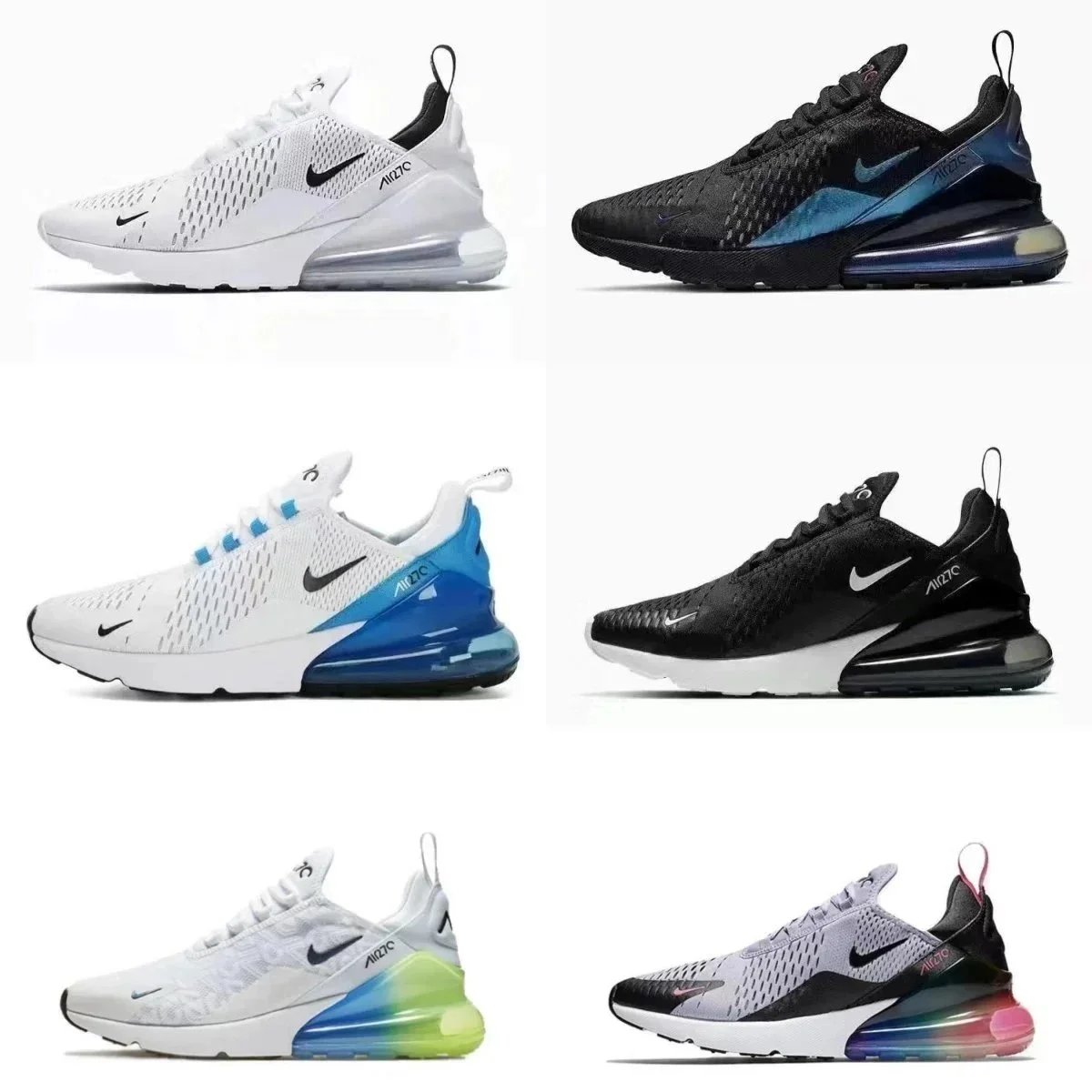 Nike Air Max 270 Chunky Running Sneakers Multicolor