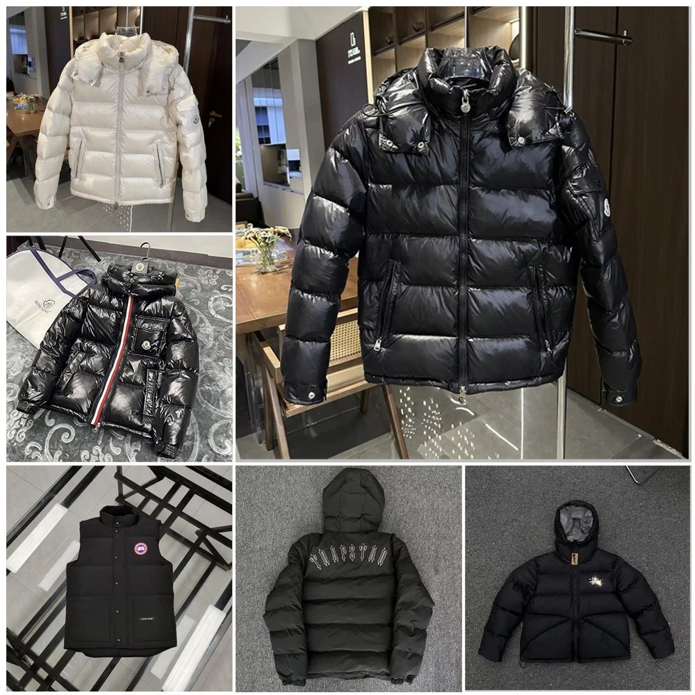 Moncler Maya Shiny Puffer Jacket Black